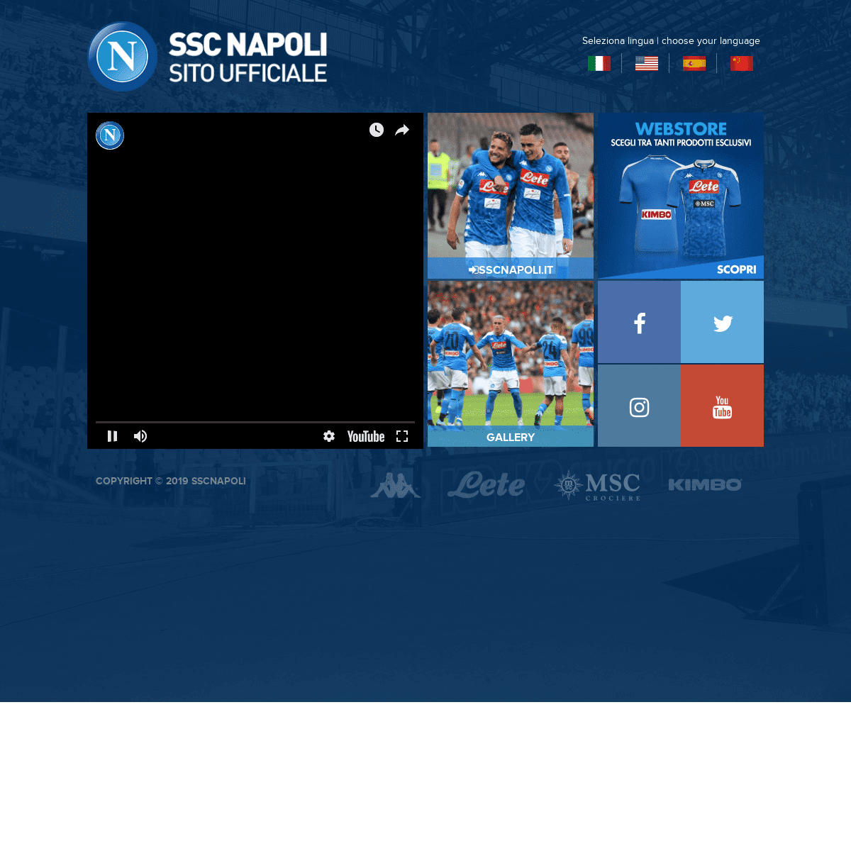 SSC Napoli - Sito ufficiale