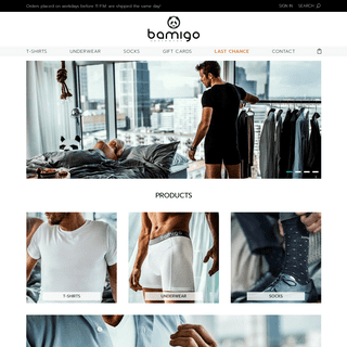 Bamboo Clothing for Men