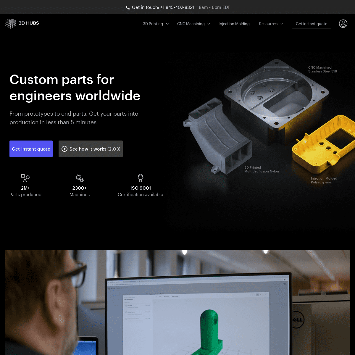 3D Hubs | On-demand Manufacturing: Quotes in Seconds, Parts in Days