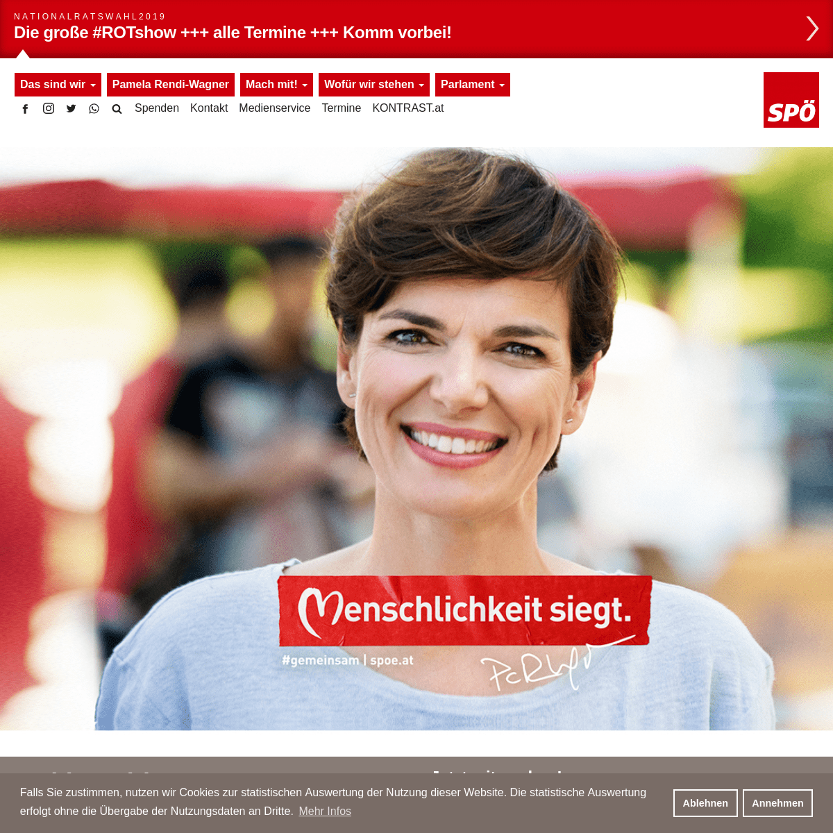 Die Sozialdemokratische Partei Österreichs kämpft seit 130 Jahren für ein besseres Leben der Menschen. Freiheit, Gleichheit, Ger
