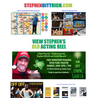  Stephen Bittrich Official Website New York Writer, Actor, Web Designer