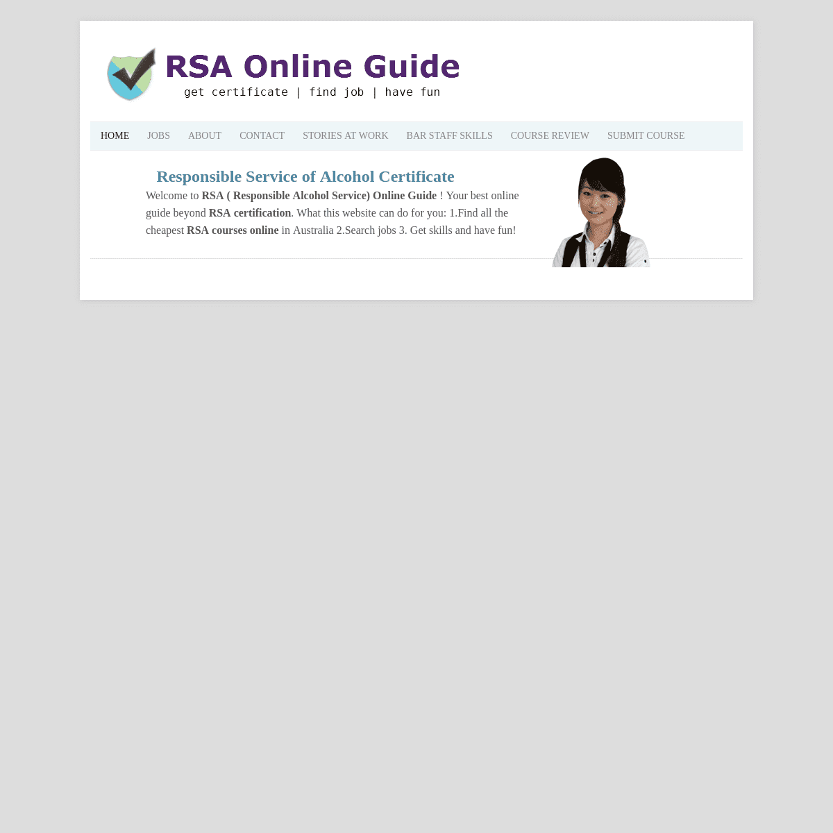 RSA Online Guide - best guide to find cheapest RSA course and jobs