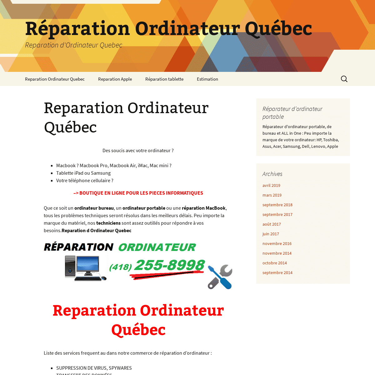 A complete backup of reparation-ordinateur-quebec.ca