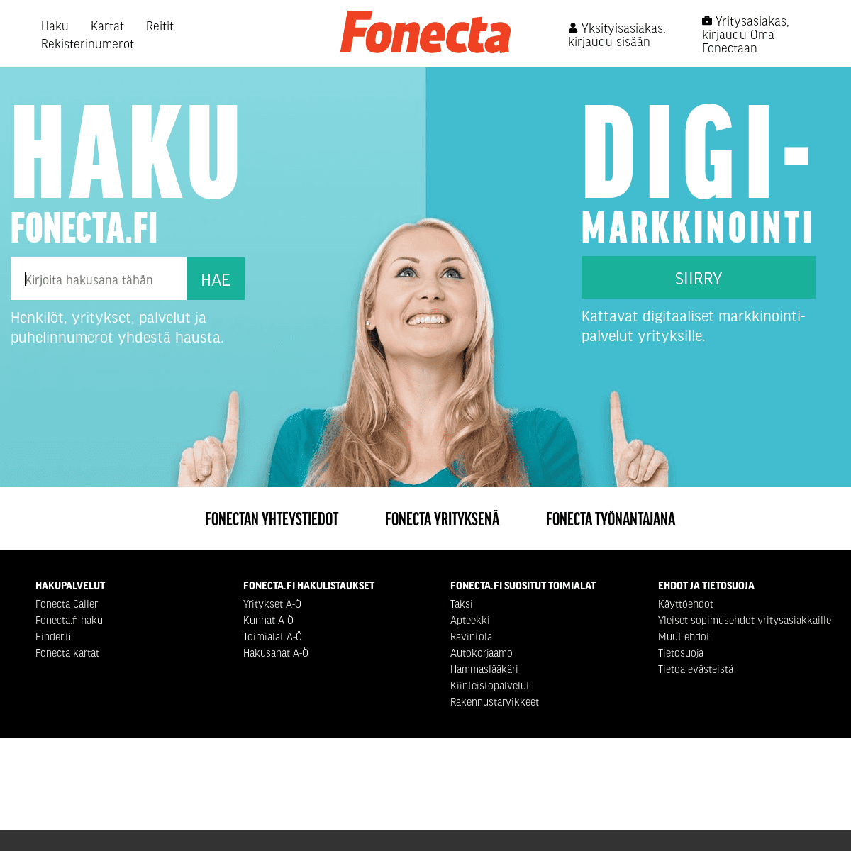 Fonecta | Haku | Digimarkkinointi