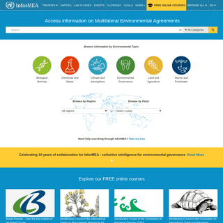InforMEA | United Nations Information Portal on Multilateral Environmental Agreements