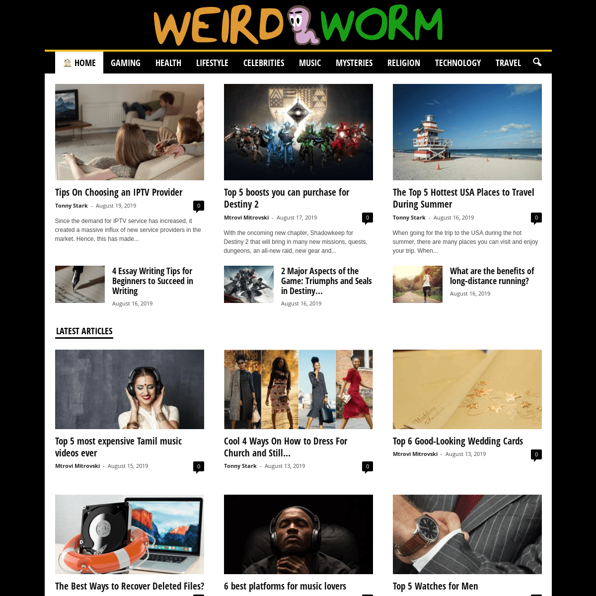 Weird Worm - Weird and Bizarre