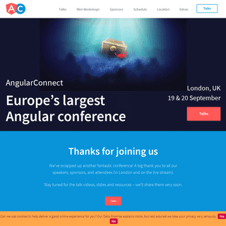 AngularConnect | Europe's largest Angular conference