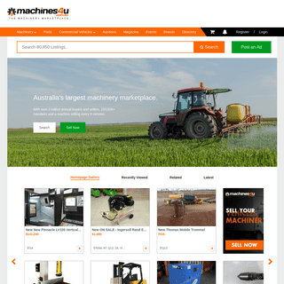 Used & New Heavy Industrial Machines, Machinery & Equipment for sale at Australia's No.1 Online Machinery Market