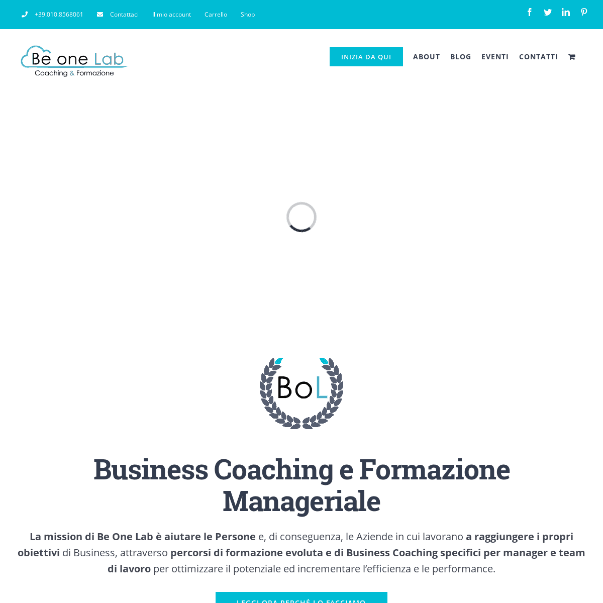 Business Coaching Aziendale e Formazione | Be one Lab
