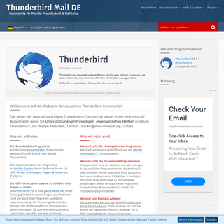 A complete backup of thunderbird-mail.de
