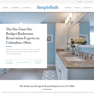 Simple Bath | Columbus Ohio Bathroom Renovation Experts