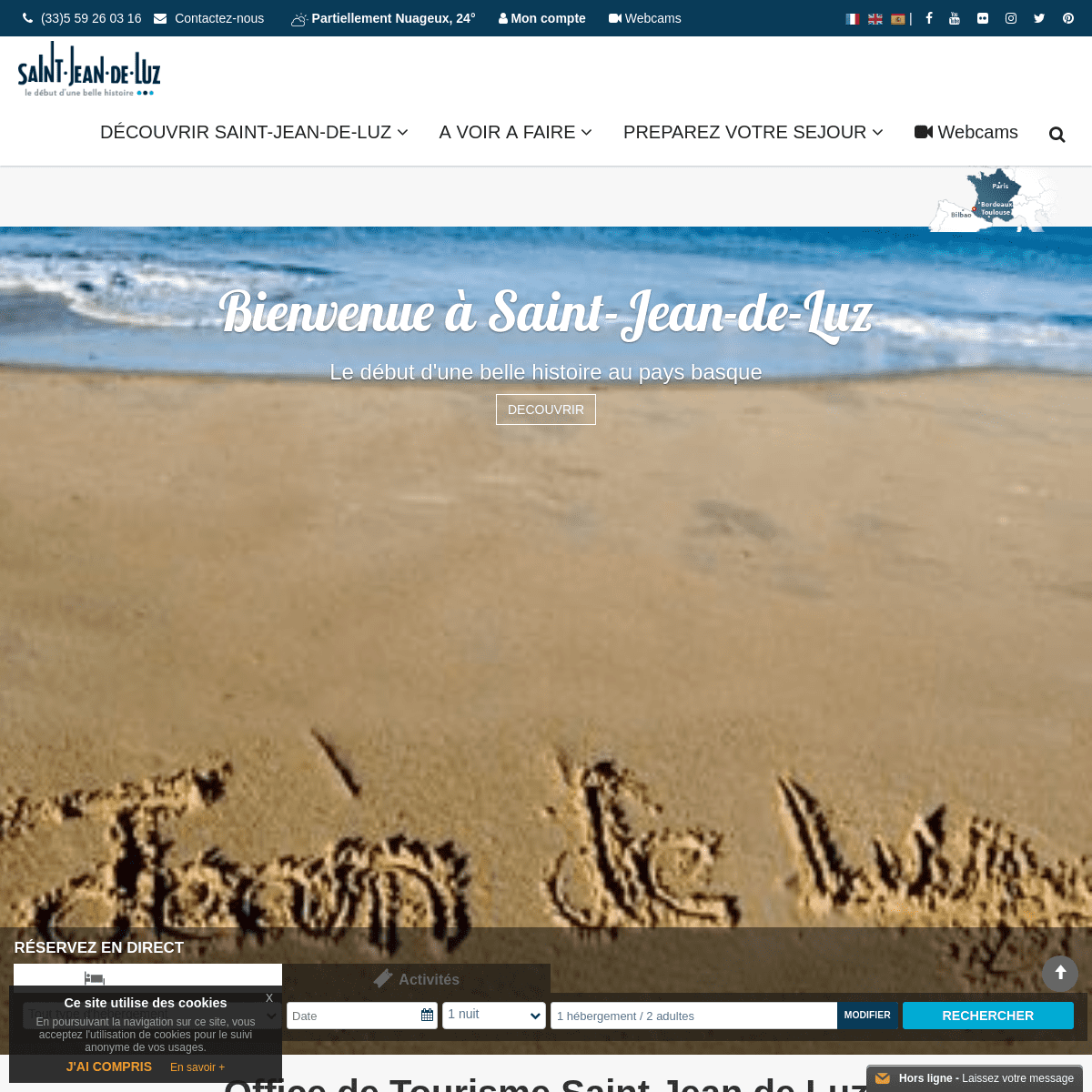Bienvenue sur le site officiel de Saint-Jean-de-Luz
