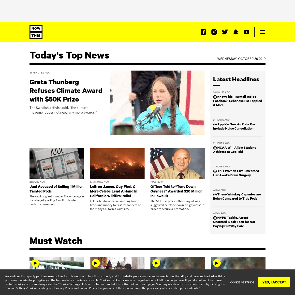 A complete backup of nowthisnews.com
