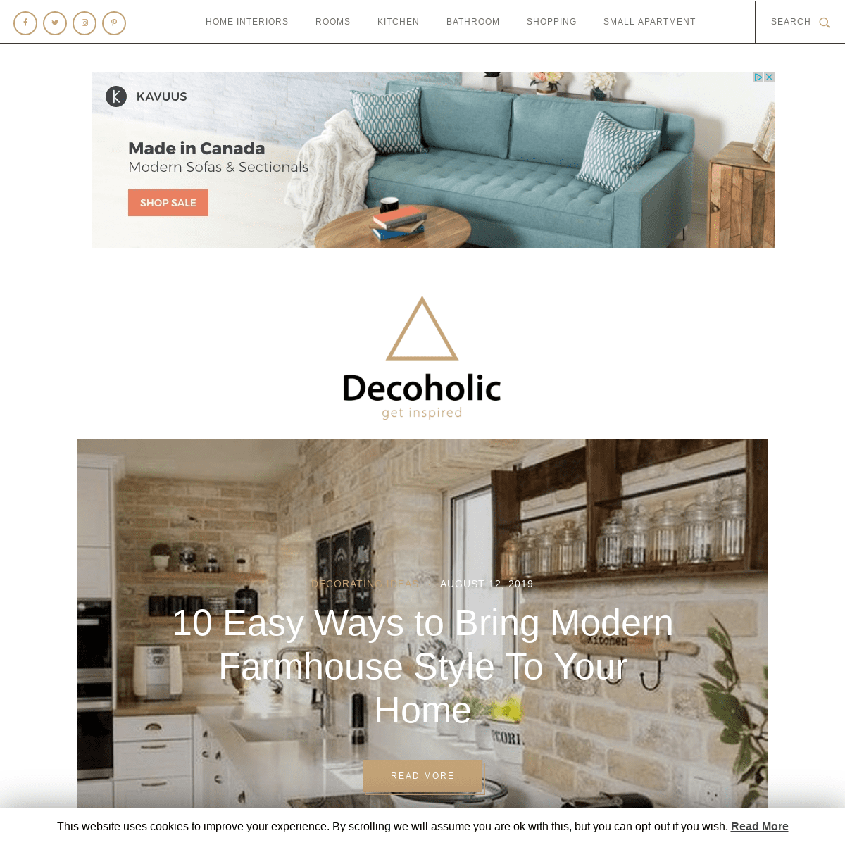 Decoholic - Interior Design, Living Room - Bedroom Ideas