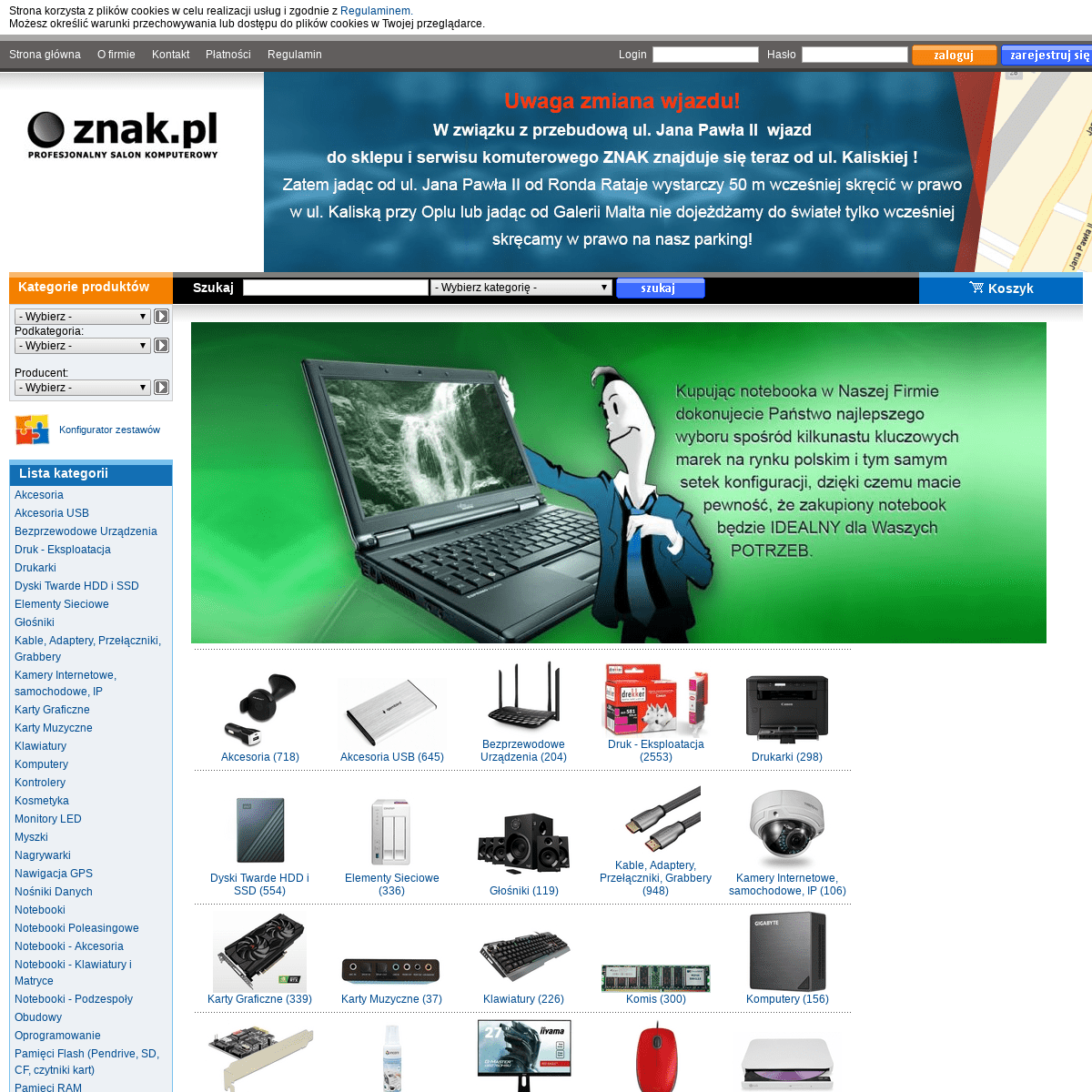 znak.pl - sklep internetowy, komputery, notebooki, akcesoria