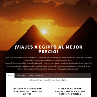 Viajes a Egipto - Viajes Egipto Todo Incluido | Egipto.com