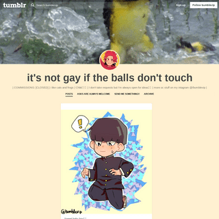it's not gay if the balls don't touch