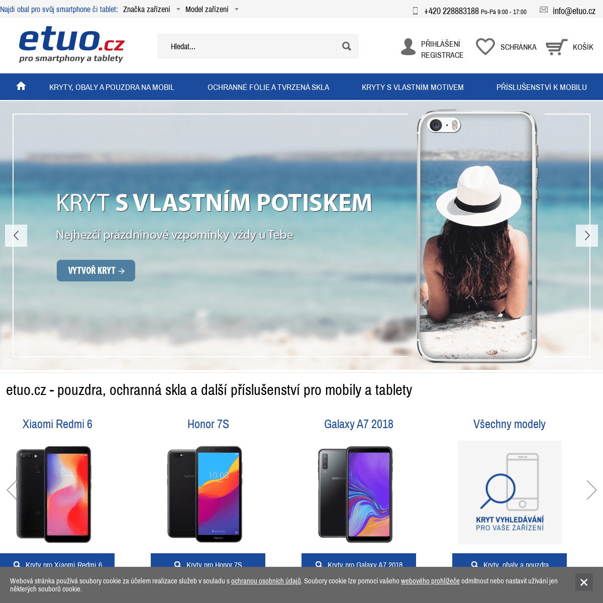 Příslušenství pro mobilní telefony a tablety. Důvěryhodný eshop | etuo.cz