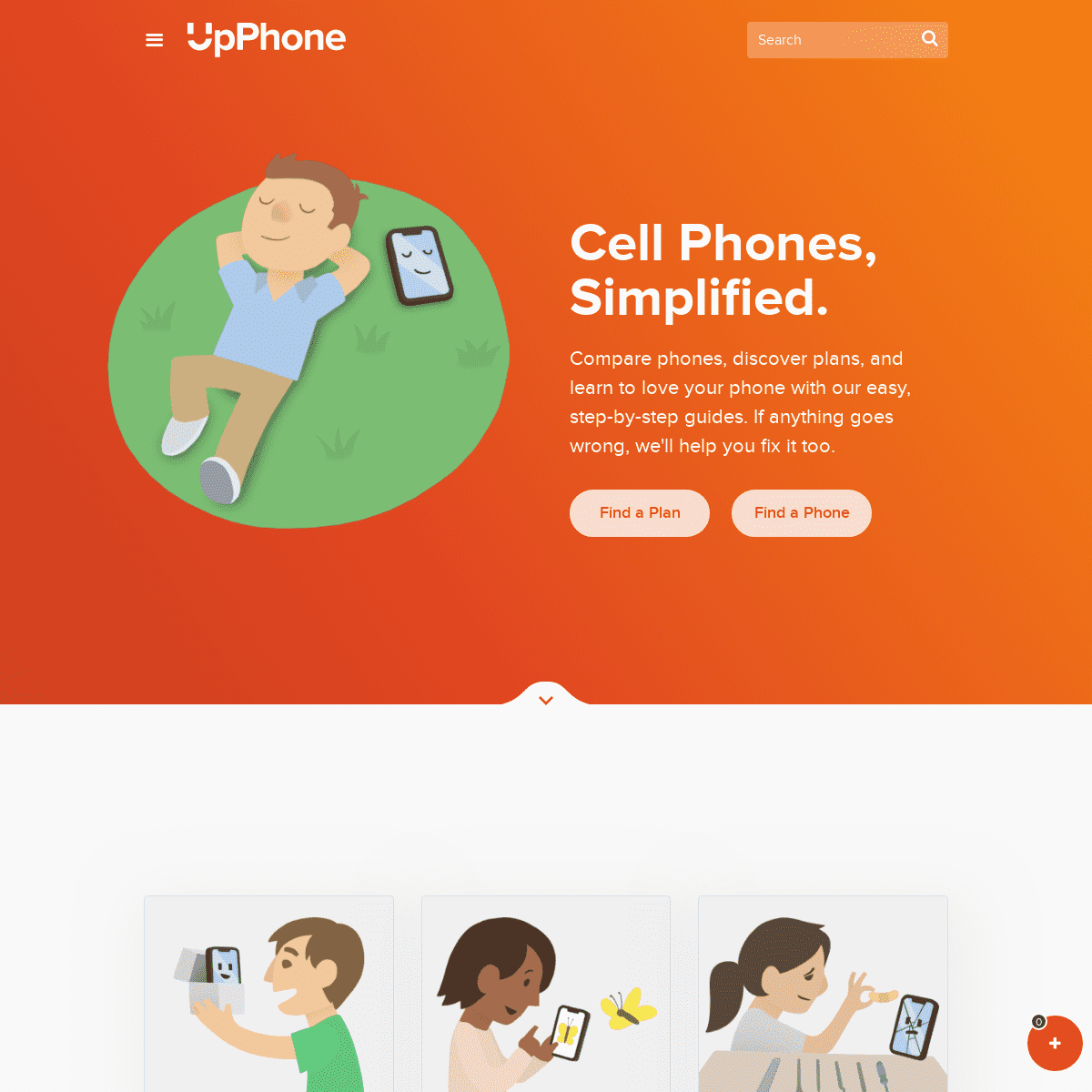 UpPhone | Cell Phones, Simplified.