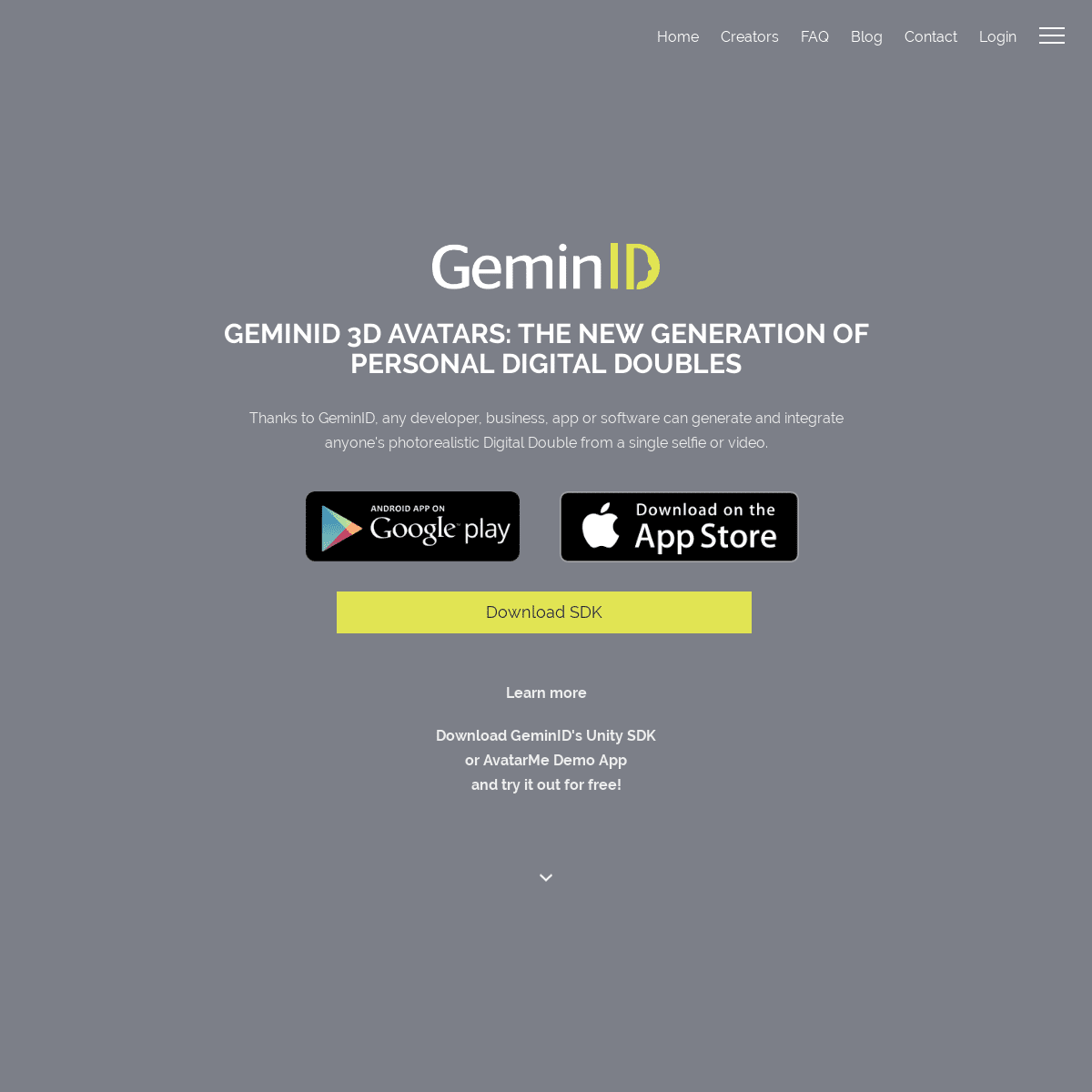 GeminID - 3D Digital Doubles