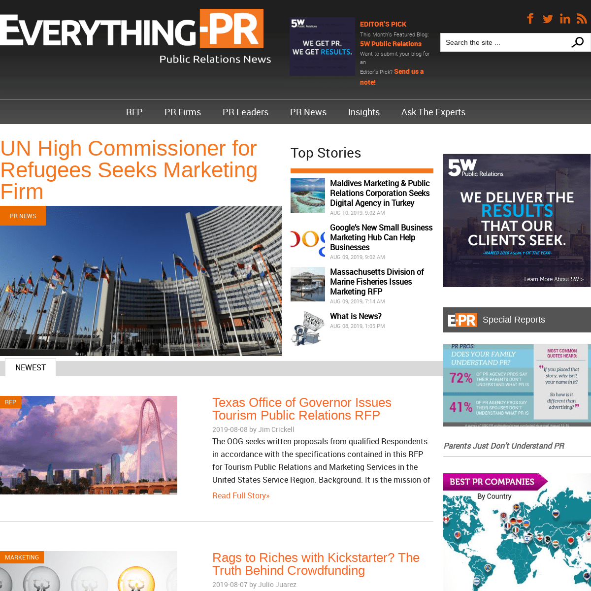 PR News: Public Relations, Marketing and Social Media Today | Everything PR