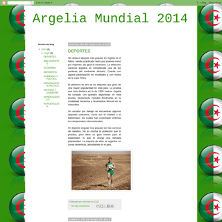 Argelia Mundial 2014