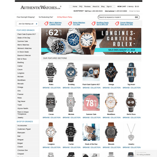 Discount Watches, Luxury Watches For Sale Online