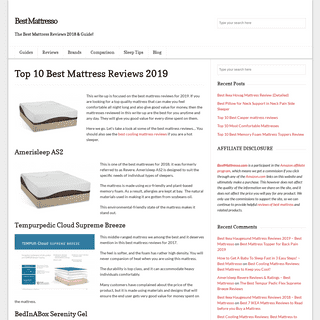 Best Mattresso – The Best Mattress Reviews 2018 & Guide!