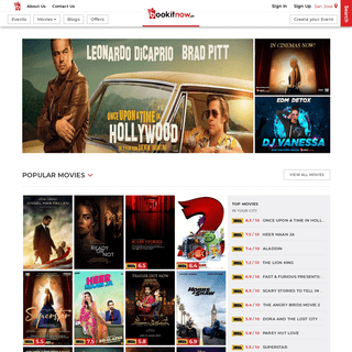Buy Movie and Event Tickets Online | Bookitnow.pk