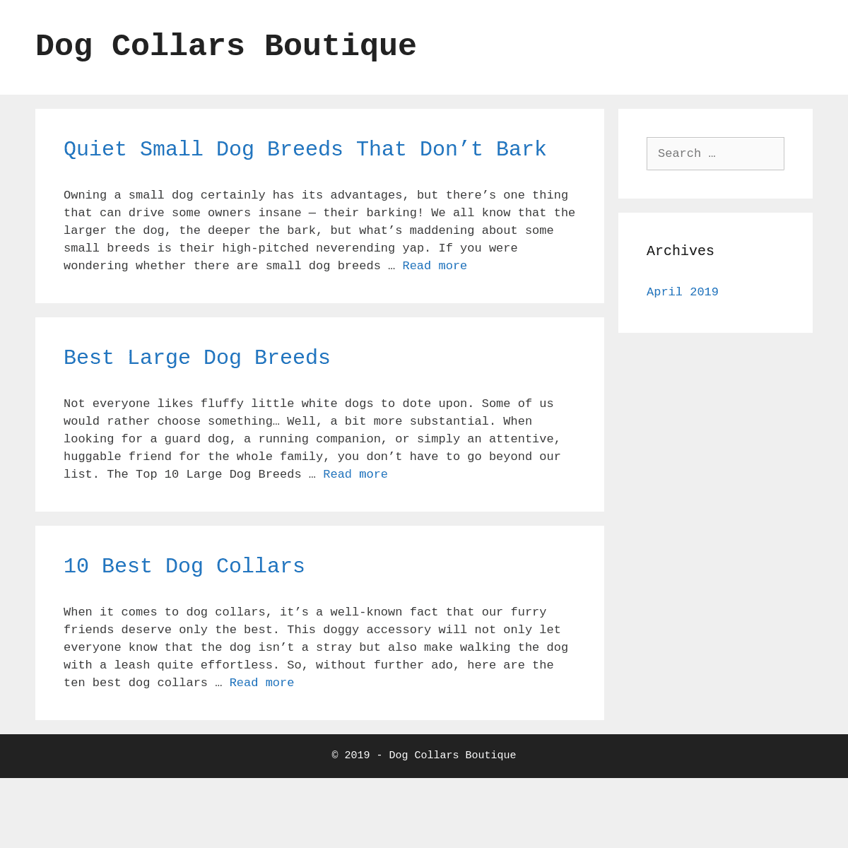 Dog Collars Boutique