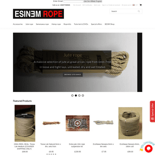ESINEM Rope: Bondage and shibari supplies