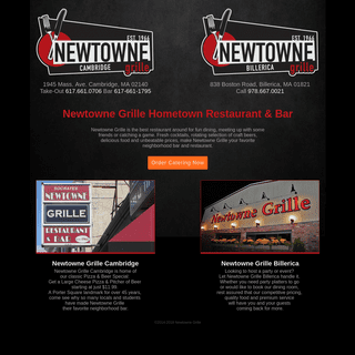 A complete backup of newtownegrille.com