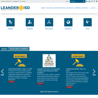 A complete backup of leanderisd.org