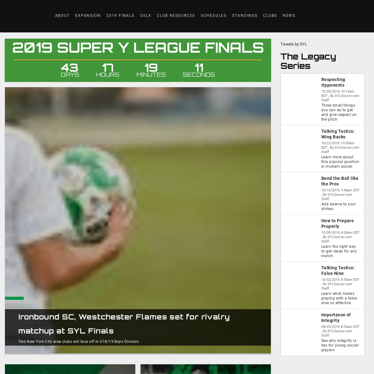 A complete backup of sylsoccer.com