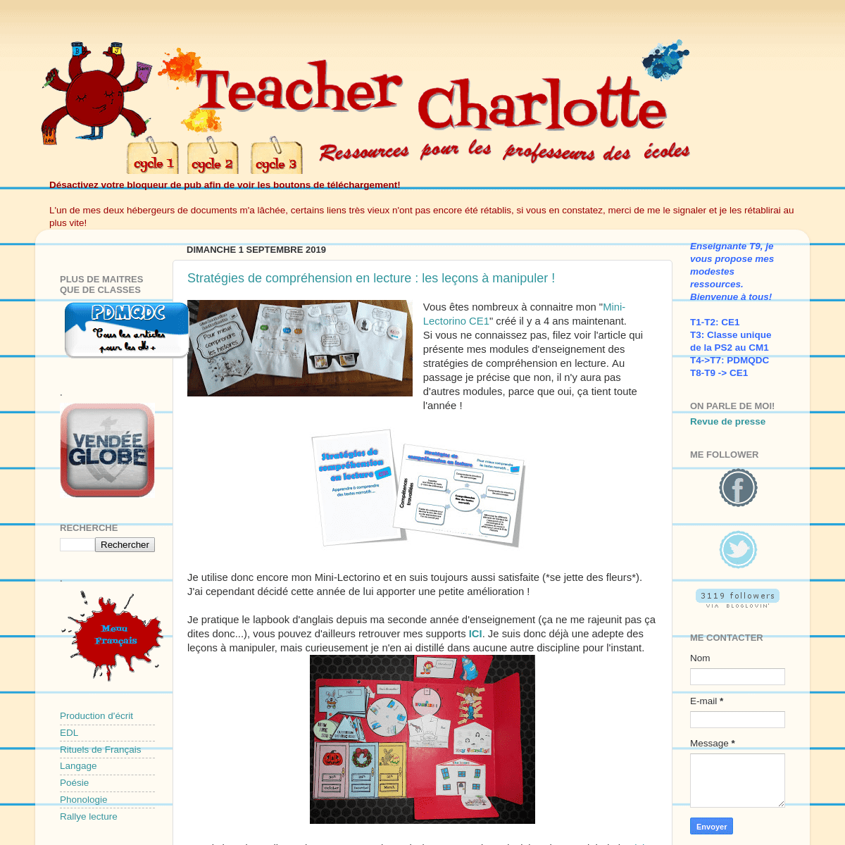A complete backup of teachercharlotte.blogspot.com