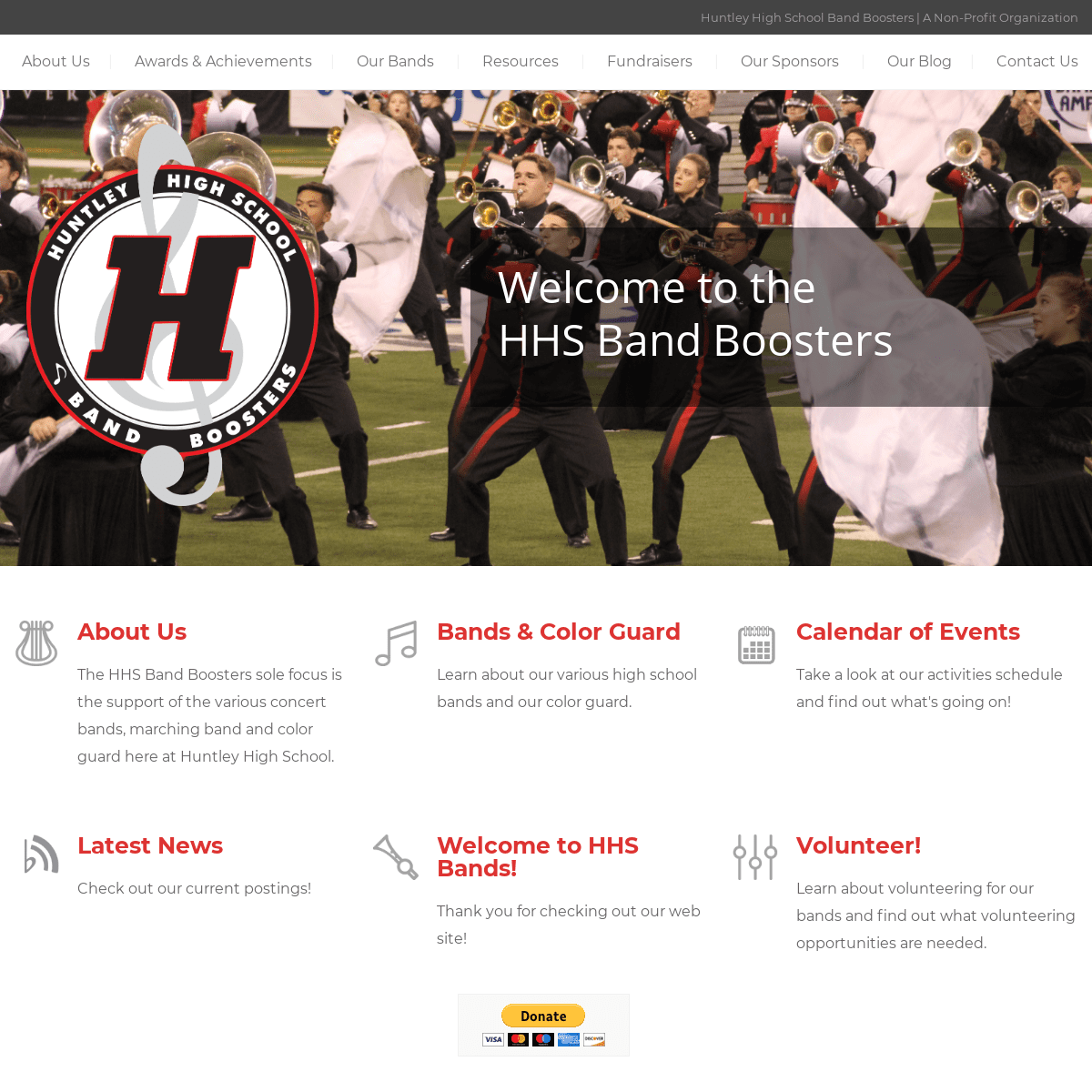 Huntley High School Band Boosters – A Not-For-Profit Organization