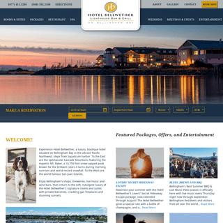 Luxury Waterfront Hotel | Hotel Bellwether | Bellingham, WA