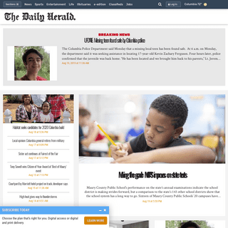 The Daily Herald: Local News, Politics, Entertainment & Sports in Columbia, TN