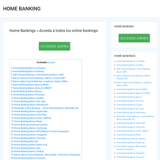 Home Banking Banco » Online Banking » Personas y Empresas