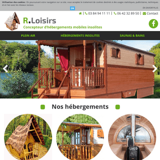 R - Loisirs  - Fabricant  de roulottes et d'hébergements mobiles de loisirs