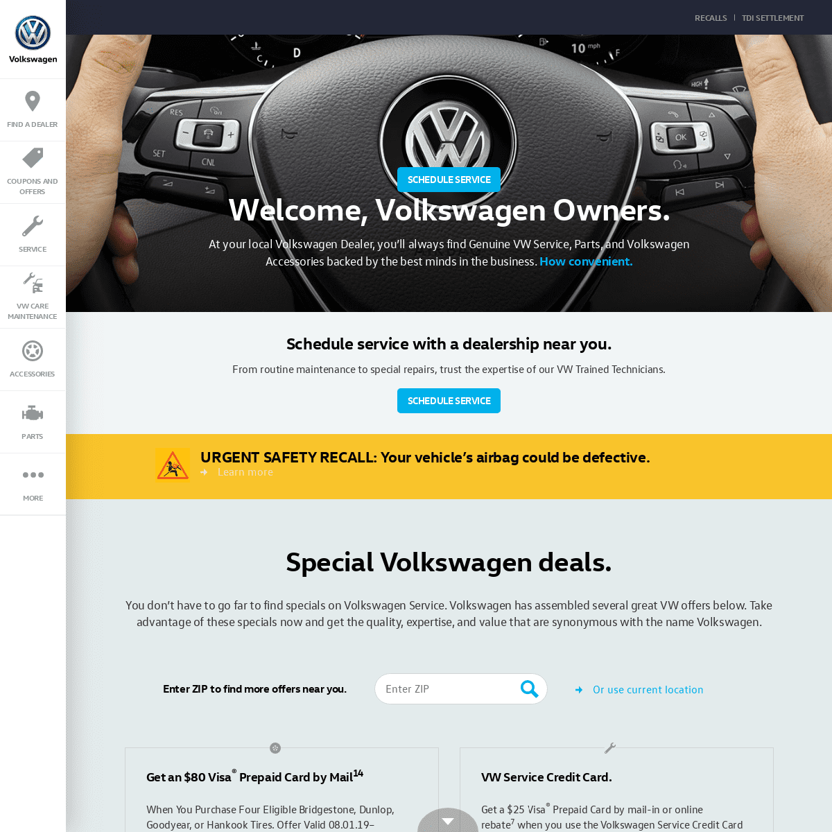 Official Volkswagen Owners Resource | Genuine VW Service and Parts