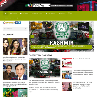 PakDestiny - Setting New Trends in Social Media | See Exclusive Reports on Pakistan Politics,Journalism,Showbiz and Sports.