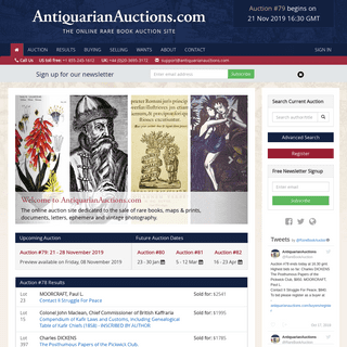 A complete backup of antiquarianauctions.com