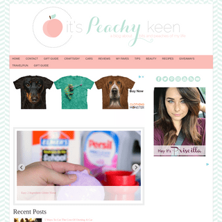 It's Peachy Keen - Life, Recipes, Reviews, Giveaways and More