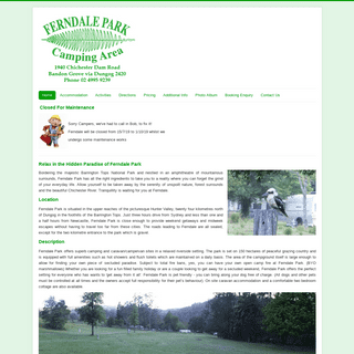 Ferndale Park | Ferndale Park Camping Area - Barrington Tops