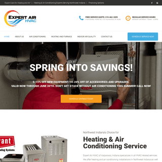 Expert Air HVAC | Heating and Cooling | Valparaiso, Indiana