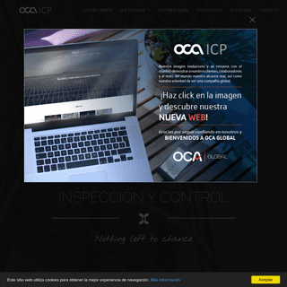 OCA ICP - Organismo de inspección, control y prevención