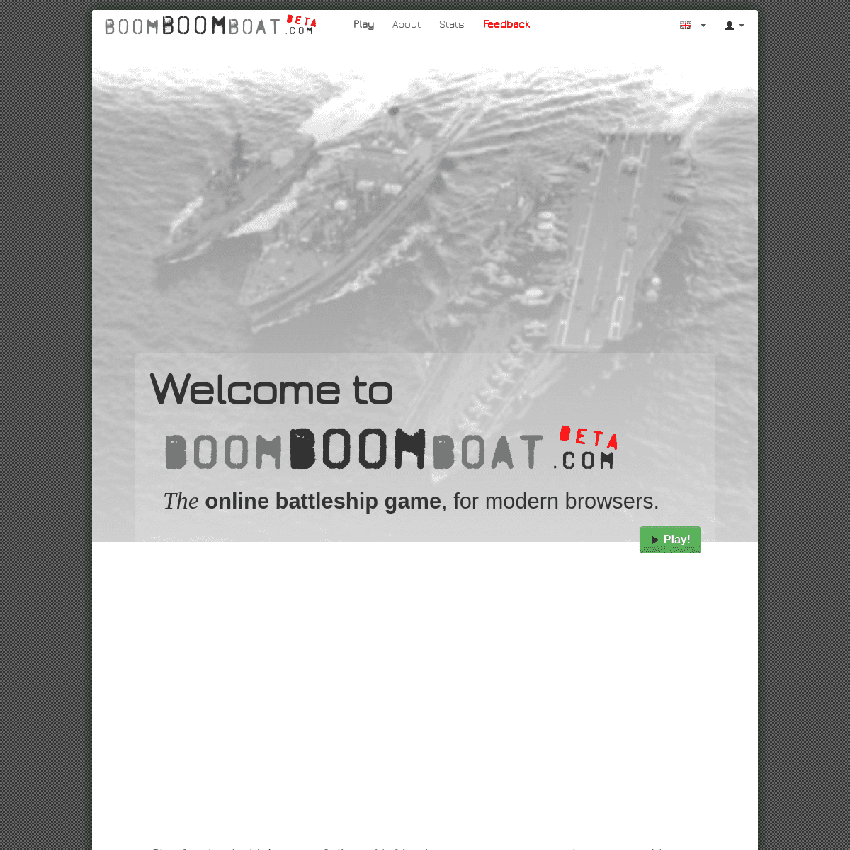 BoomBoomBoat: Online battleship game