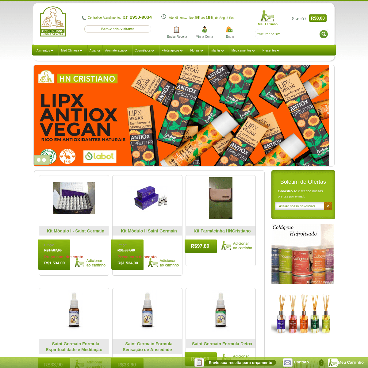 A complete backup of homeopatiahncristiano.com.br