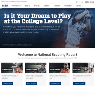 National Scouting Report - College Scouting Organization